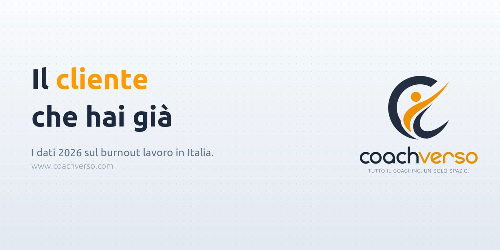 Burnout lavoro Italia: i numeri 2026 per i coach