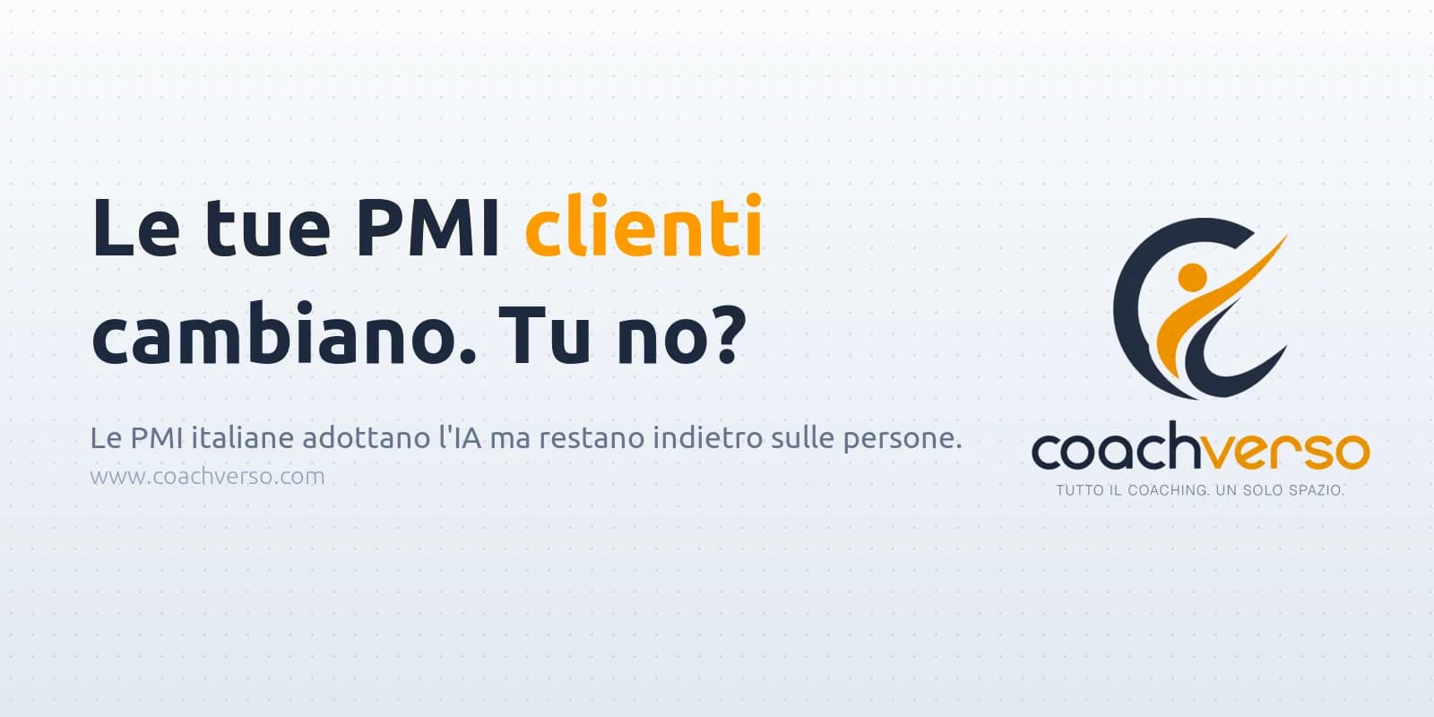 Coaching aziendale PMI: il ruolo che nessun coach sta occupando